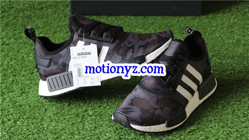 Best Version Adidas NMD R1 Bape Camo Black